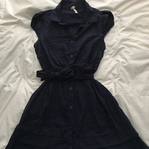 Anthropologie Navy blue Maeve dress size 6